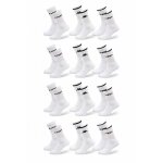 Chaussettes sport kappa crew - pack de 12 paires 1332x12 blanc