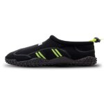 Chaussons aquatiques jobe h2o - adulte - noprne 3mm - semelle fine et profile - noir et vert