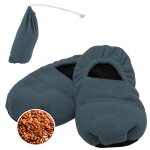 Chaussons chauffants fishtec - bouillote 36 - 40 - micro - ondes
