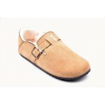Chaussons femme hiver sabots d?int�rieur fourr�s md8845 camel