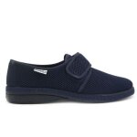 Chausson pour homme pour l?t - emanuela - tissu bleu - confort absolu