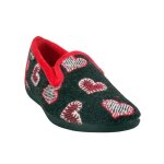 Chausson laine - femme - semelflex - veronique - 2 coloris - couleur gris - taille 39