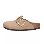 Chausson mule birkenstock boston big buckle nubuck �troite