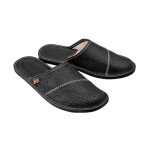 Chausson - estro - m55 - cuir doux premium - semelle antidrapante - confort optimal