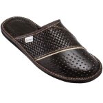 Chausson - estro - m66 - cuir premium - antidrapant - confortable et lgant
