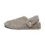 Chausson plate  enfiler crocs classic cozzzy slipper - marron claire