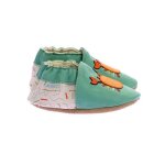 Chaussons - robeez - easy care - cuir 100% - vert - confort optimal pour enfants Chaussons - robeez - easy care - cuir 100% - vert - confort optimal pour enfants
