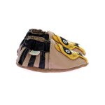 Robeez chaussons raycoon marron clair noir
