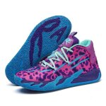 Chaussures de basket - ball pour hommes en extrieur - vitata sport - bleu violet