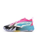 Chaussures de basket bleu / rose homme puma scoot zeros