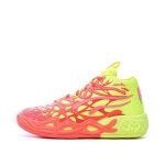 Chaussures de basketball jaune / rose puma mb. 04 1love