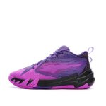 Chaussures de basketball violettes homme puma scoot zeros purple lightning