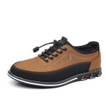 Chaussures bateau en cuir pu grande taille mocassins plates dcontract respirante confortable - jaune ...