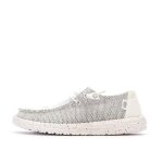 Chaussures blanches / grises femme hey dude wendy sox