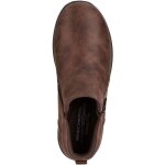 Chaussures bottines dhiver pour femmes en toile de chocolat