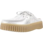 Zuecos mujer mod�le chaussure clarks mod�le torhill mule - coleur argent