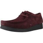 Chaussure clarks modle wallabee evo sh - coleur bordeaux