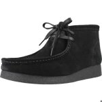 Chaussure clarks modle wallabee evobt - coleur noir