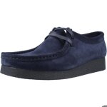 Chaussure clarks modle wallabeeevosh - coleur bleu