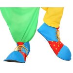 Chaussures de clown rouges et bleues - atosa - 36 cm - pour adulte - idales pour soires  thme et ...
