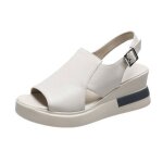 Chaussures compenses  semelle paisse vitata sandales dt  talons hauts pour femmes grandes tailles ...