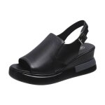 Chaussures compenses  semelle paisse vitata sandales dt  talons hauts pour femmes grandes tailles ...