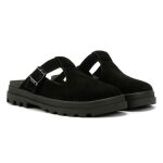 Chaussures confort en daim noir