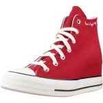 Chaussure converse modle chuck taylor all star wedge - coleur bordeaux