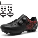 Chaussures de cyclisme vtt pour homme chaussures dquitation sur montagne respirantes compatibles avec ...