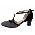 Chaussures de danse - femme - osvaldo pericoli - noir - semelle cuir buffle