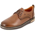 Chaussures derby homme en vritable cuir cognac dc30240