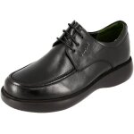 Chaussure derby homme en v�ritable cuir noir dn503 43
