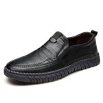 Chaussures dété décontractées en cuir pour homme ecelen - mocassins en cuir souple respirants - noir Chaussures dété décontractées en cuir pour homme ecelen - mocassins en cuir souple respirants - noir