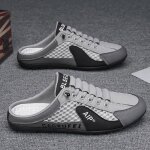 Chaussures dt respirantes en maille ecelen pour homme - mocassins polyvalents et dcontracts - gris ...