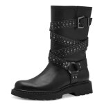 Chaussure femme - bottine - modle biker - tamaris - noir