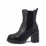 Chaussure femme ? bottine - cinzia soft - noir ? zip et élastique Chaussure femme ? bottine - cinzia soft - noir ? zip et élastique
