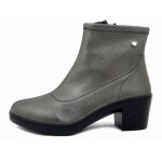 Chaussure femme - bottine - laura azana - gris - zip Chaussure femme - bottine - laura azana - gris - zip