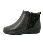 Chaussure femme - bottine - osvaldo pericoli - cuir - noir Chaussure femme - bottine - osvaldo pericoli - cuir - noir