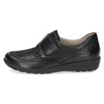 Chaussure femme - caprice - mocassin - noir - large