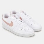 Chaussures femme - nike - court vision lo - blanc / rose - confort quotidien - style urbain Chaussures femme - nike - court vision lo - blanc / rose - confort quotidien - style urbain