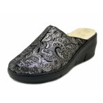 Chaussures femme - stiledivita - mule en cuir - talon compensé Chaussures femme - stiledivita - mule en cuir - talon compensé