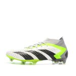 Chaussures de foot blanc / gris / vert adidas predator accuracy. 1 fg