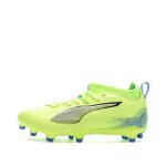 Chaussures de foot jaune fluo junior puma ultra 5 match fg / ag