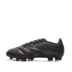 Chaussures de foot noires enfant adidas predator club fxg