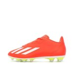 Chaussures de foot orange junior adidas x crazyfast club fxg