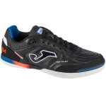 Chaussures de foot en salle - joma - top flex 25 tops in - cuir fleur - noir - homme
