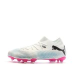Chaussures de football blanc / rose garçon puma future 7 match Chaussures de football blanc / rose garçon puma future 7 match