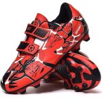 Chaussures de football enfants garon spike crampons professionnel antidrapant athltisme entrainementrouge ...