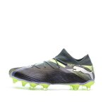 Chaussures de football marine / jaune homme puma future 7 match fg / ag