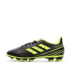 Chaussures de football noires / jaunes garon adidas copa sense
